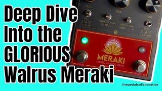 Deep Diving With the Walrus Audio Meraki Stereo Delay Pedal // #deepdive #demo #review #npd #fyp