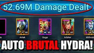 BRUTAL HYDRA AUTO TEAM! 3 FREE CHAMPS | Raid: Shadow Legends