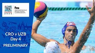 Re-LIVE | CRO v UZB- Day 4 - FINA World Men's Junior Water Polo Championships 2021