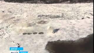 Несколько тонн взрывчатки ушло на взрыв льда в области, 2014 г.