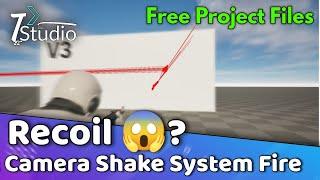 Rifle Recoil & Camera Shake System UE5.4.3 How to make dynamic gun Recoil #ue5 #unrealengine