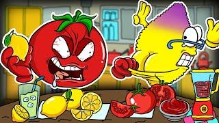 재활용 MS.LEMONS vs MR.TOMATOS  part 4 - Meal Time