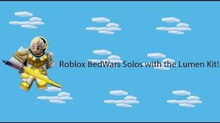 Roblox BedWars Solos with the Lumen Kit!