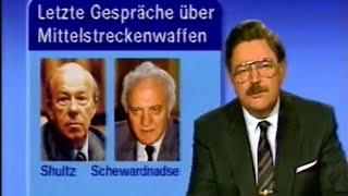 ZDF Trailer, heute-Kurznachrichten, Fragment "Die Sport-Reportage" (22.11.1987)