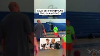 Young Lamelo Ball training with Lava Ball #clips