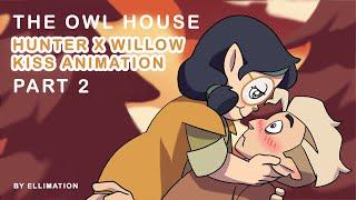 The Owl House - HunterXWillow - Kiss Animation - part 2 - full color