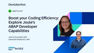 🟢 Boost your Coding Efficiency: Explore Joule’s ABAP Developer Capabilities