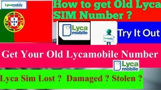 How to get old Lyca sim number || Recover old lyca phone number || get Lyca sim number