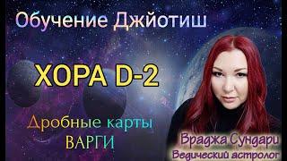 Дробные карты в Джйотиш Д2 ХОРА // Финансовые вопросы, прибыли и убытки, речь, семья.