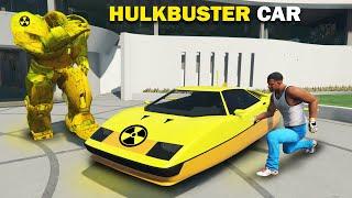 Yellow Hulkbuster's Most Expensive CAR Stolen By Franklin in GTA 5 ! | Techerz