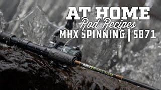 Ultralight Fishing Rod - Carbon Fiber Grips | Mud Hole Custom Rod Recipes | MHX S871-2 Spinning Rod