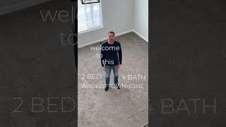 Waukee Townhome with living room overlook #realestate #waukee