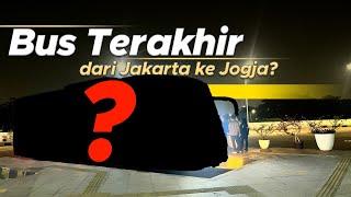 NAIK BUS KEBERANGKATAN TERAKHIR DARI JAKARTA KE JOGJA, AMAN NGGAK YA