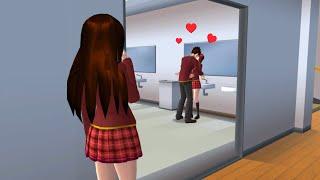 LOCKED AT SCHOOL WITH MY BF AND MY CLASSMATE || SAKURA SCHOOL SIMULATOR