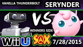 S@X 108 - Vanilla Thunderbolt (ROB) Vs. Serynder (Jigglypuff) SSB4 - Smash Wii U - Smash 4