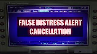 INMARSAT C | GMDSS ( Cancellation of False Distress Alert )