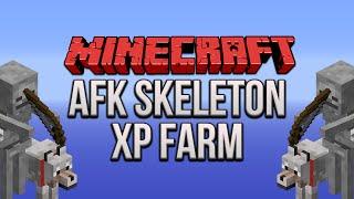 Minecraft: AFK Skeleton XP Farm