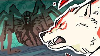 My First Boss Fight in Okami!