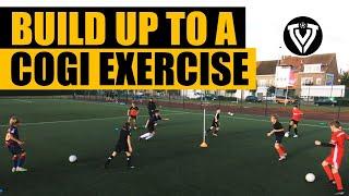 How To Build Up To A COGI exercise | Soccer Training | U11 - U12 - U13 - U14