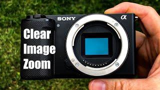 Sony Clear Image Zoom and Studio Test with the ZV-E10