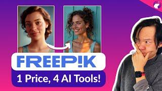 1 Price, 4 AI Tools: Freepik's Power Pack is Perfect for Your Content Creation Flow / Bear with AI