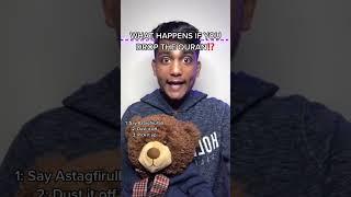 What happens if you drop it #islamicreminder #islamicvideo #muslimmemes #islam #hijab