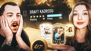 KIZ ARKADAŞIM EN YAKIŞIKLILARDAN DRAFT KADROSU KURDU - FC 24 ULTIMATE TEAM