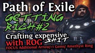 [POE 2023] CRAFTING EXPENSIVE ITEMS WITH ROG / GETTING RICH#2