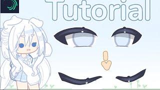 ˚ ₊• Tutorial eyes animation // #alightmotion #cinnamoroll #gacha #tutorial   •₊˚