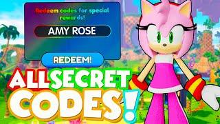 ALL NEW *SECRET* SAVE AMY EVENT CODES In SONIC SPEED SIMULATOR CODES | ROBLOX Sonic Speed Simulator