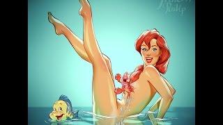 Диснеевские принцессы Disney Princesses as Pin-up Models