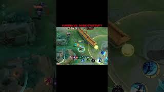 1v5 Savage Karina vs. Dark System #heatermage #mlbb #shorts #mlbbcreator