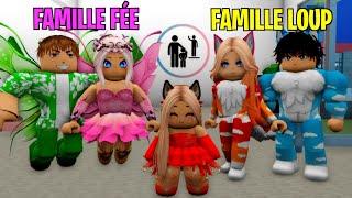 FAMILLE FÉE Vs FAMILLE LOUP sur BROOKHAVEN RP ROBLOX…