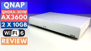 QNAP QHora 301W AX3600 (2 x 10Gbe) WiFi 6 Router Review