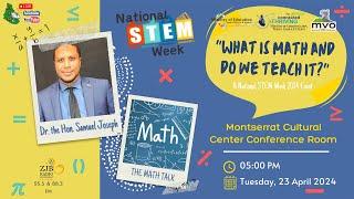 The Math Talk with Dr. the Hon. Samuel Joseph