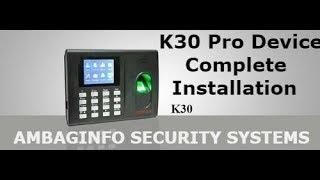 How to install ESSL K30 Device