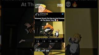 Himawari Knock Out Naruto And Kurama At The Same Time 