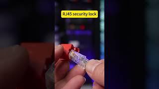 RJ45 Security Lock ~ Important tools for RJ45 Internet Cable #equiinet #tech