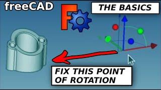 FreeCAD: Fix STL / STEP / OBJ rotation and transformation axis / point of origin