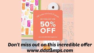 Stampin' Up!s Buy One Get One 50% Off Sale