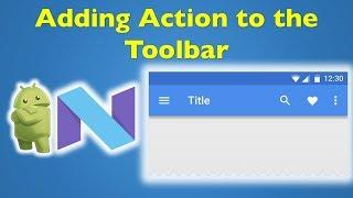 8 Android Material Design- Action Bar to the Toolbar