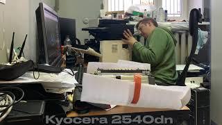 Ремонт МФУ Kyocera 2540dn замена термоблока (печки)