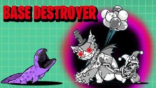 The Battle Cats - "BASE DESTROYER BEAST!!" Warlock and Pierre