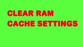 ICAFE8 DISKLESS: HOW TO CLEAR RAM CACHE SETTINGS