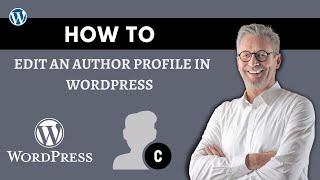 How to edit an author profile in WordPress