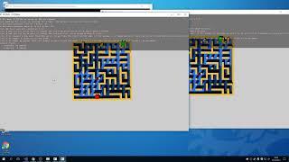 Network Maze Generation and AI path finding with FSM