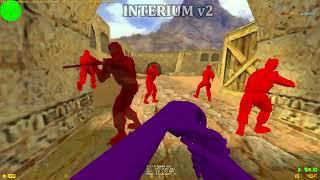 Counter-Strike 1.6 INTERIUM V2 CHEAT MENU | AIMBOT / VISUALS / SGS+BHOP  | FREE DOWNLOAD