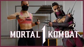 STUNTWOMAN ERWECKT MILEENA AUS MORTAL KOMBAT 1 ZUM LEBEN