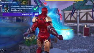 How to EASILY Hit opponents with Stark weapons from a total combined distance Fortnite