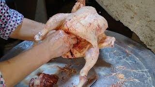 فن تنظيف الدجاج وازالة الريش بحترافية وبراعة وطريقة حفظ الفراخ الصحيحة /How to Clean Your Chicken